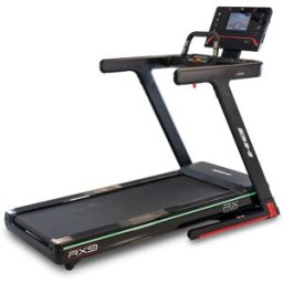 BH Fitness Cinta de correr G6174NTFT RX9 Multimedia con montaje profesional opcional con cargo. Negro