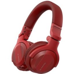 Pioneer Auriculares de diadema inalámbricos HDJ-CUE1BT-R Bluetooth. Rojo