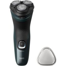 Philips Afeitadora eléctrica Serie X3000, 45 min autonomía, máquina de afeitar hombre en seco y mojado, cabezales flexibles 4D. Verde refrescante oscuro