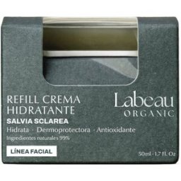 Labeau Organic Recarga Crema Hidratante Facial con Salvia Sclarea 50 ml .