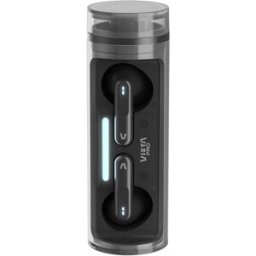 Vieta Auriculares de botón Capsule, Bluetooth, hasta 19 horas de batería, micrófono HD. Negro