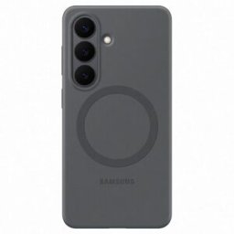 Samsung Funda silicona magnética negra para Galaxy S26+. Negro