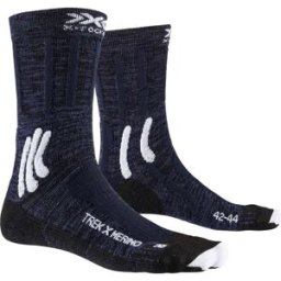 X-Socks Calcetines de montaña unisex TREK X MERINO . (35-38) Azul marino