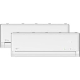 Midea Aire acondicionado Multisplit 2x1 Inverter con 2262 frig/h + 2262 frig/h - 2X1 4,2KW Sols. Blanco