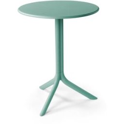 Nardi Mesa auxiliar de jardín redonda Spritz . Turquesa