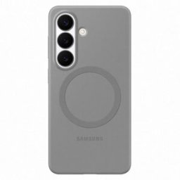 Samsung Funda silicona magnética gris para Galaxy S26. Gris