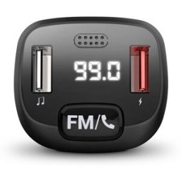 Energy Sistem Transmisor FM Car FM Talk con Bluetooth. Negro