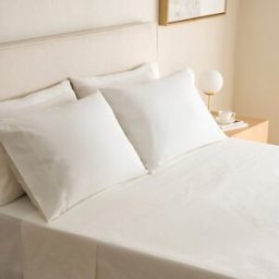 El Corte Inglés Sábana encimera Algodón Percal 200 hilos. (Cama 90 cm) Crudo