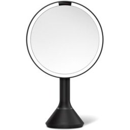 Simplehuman Espejo cosmético de sobremesa LED con sensor . Negro