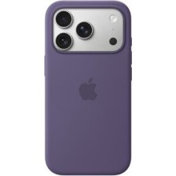 Apple Funda de silicona Niebla lila con MagSafe para iPhone 17 Pro. Niebla lila