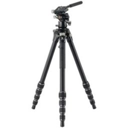 Vanguard Trípode de vídeo compacto Alta Pro 3VLT 235AV12 de aluminio, rótula Veo PV-12. Negro