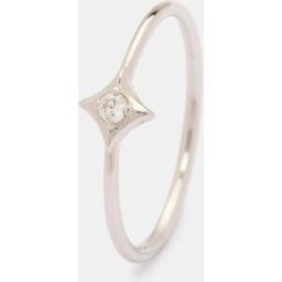 El Corte Inglés Anillo de oro y diamantes. (14) Blanco