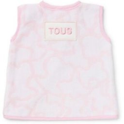 Tous Babero Baby de 12 meses a 18 meses Kaos. Rosa niño