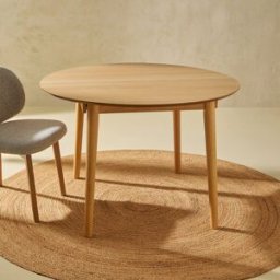 El Corte Inglés - Room Mesa redonda extensible Dumas roble. Natural