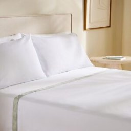 El Corte Inglés Sábana encimera algodón satén Avenue. (Cama 180 cm) Verde Agua