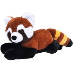 WILD REPUBLIC Peluche Ecológico Oso Panda Rojo.
