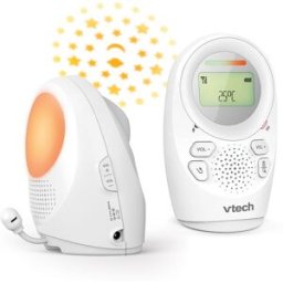 Vtech Vigilabebés de audio con pantalla digital con proyector y luz nocturna. Blanco niño
