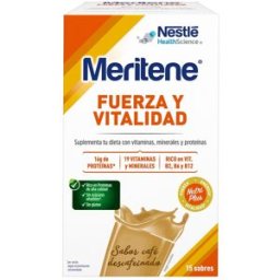 Meritene 15 Sobres Batido sabor Café descafeinado .