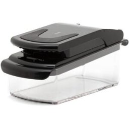 Gefu Cortador de frutas y verduras en dados y palitos Treppo . Negro