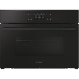 HAIER Horno Microondas con Grill de 44L, y 6 niveles de potencia - H4MWID49C6NQB. Negro
