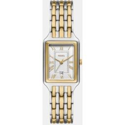 Fossil Reloj de mujer ES5368 de acero bicolor. Plateado