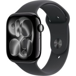 Apple Watch Series 11 GPS + Cellular 46mm Aluminio negro azabache con Correa Deportiva Negro (S/M). Aluminio Negro Azabache