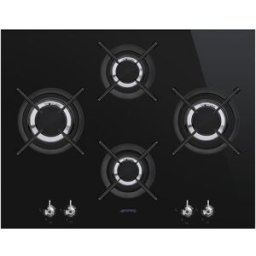 SMEG Placa gas 4 quemadores - PV364LCN. Negro