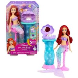 Mattel Muñeca Ariel con tocador desplegable Disney Princesas .