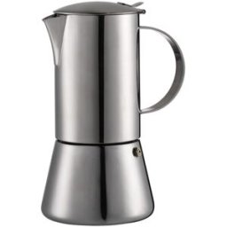 El Corte Inglés Cafetera italiana de acero inoxidable apta inducción . (4 Tazas) Acero