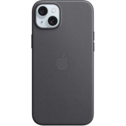 Apple Funda de trenzado fino Negro con MagSafe para el iPhone 15 Plus. Negro