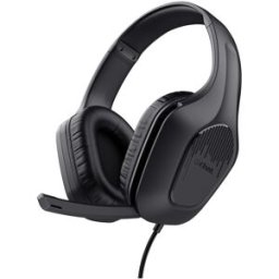 Trust Auriculares Gaming con micrófono GXT415 ZIROX negro. Negro