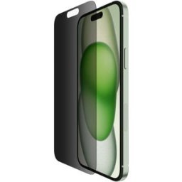 Belkin Protector de pantalla Tempered Glass Privacy para iPhone 15 Plus / 14 Pro Max.