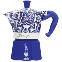 Bialetti Cafetera Moka Express azul Dolce & Gabbana . (3 Tazas)