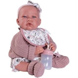 Muñecas Antonio Juan Muñeca bebé Recie?n Nacida Lu?a babero .