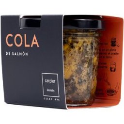 Carpier Cola de salmón ahumado a la pimienta .