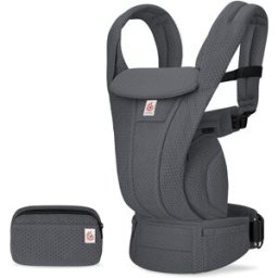 Ergobaby Mochila portabebé Omni Deluxe Mesh 4 posiciones. Gris oscuro niño