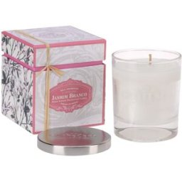 CASTELBEL Vela perfumada en vaso Jazmín Blanco . Amarillo