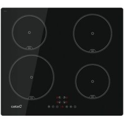 Cata Placa inducción con 4 zonas de cocción - 6324 E2 BK. Negro