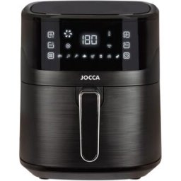 Jocca Freidora de aire 2344 con capacidad para 6,5 litros. Negro