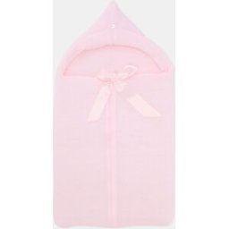 Cotton Juice Baby Home Saco coche capucha Tricot. (73 X 39 X 5 Cm) Rosa claro niño
