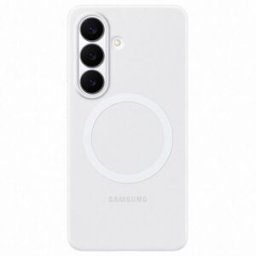 Samsung Funda silicona magnética blanca para Galaxy S26. Blanco
