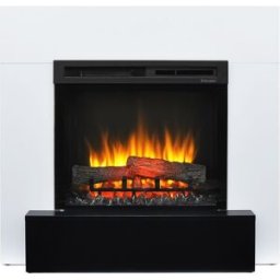 Dimplex Chimenea Eléctrica Lucid. Blanco / Negro