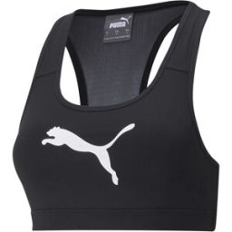 Puma Top de mujer Mid Impact 4Keeps Bra . (XS) Negro