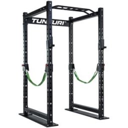 Tunturi Multiestación soporte crossfit RC20 Base Rack con envío gratuito, montaje profesional con cargo.. Negro