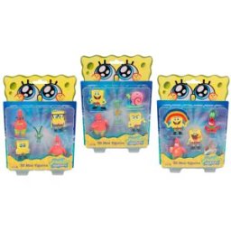 Bizak Figuras coleccionables pack de 5 figuras en blister Bob Esponja .