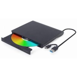 Gembird Lector / grabador DVD USB externo DVD-USB-031. Negro