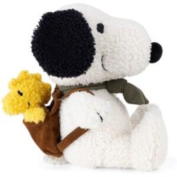 Peanuts Peluche con Woodstock en la mochila Snoopy .
