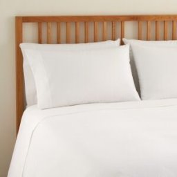 El Corte Inglés Sábana encimera Polialgodón Percal 180 hilos . (Cama 150 cm) Blanco