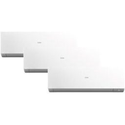 HAIER Aire acondicionado Multisplit 3x1 Inverter 2.408 frig/h + 2.408 frig/h + 3.010 frig/h - EXPERT 3X1. Blanco