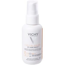 Vichy Protector solar UV-AGE Daily con Color Water Fluid Antifotoenvejecimiento UVB SPF50+ UVA . (40 ml)